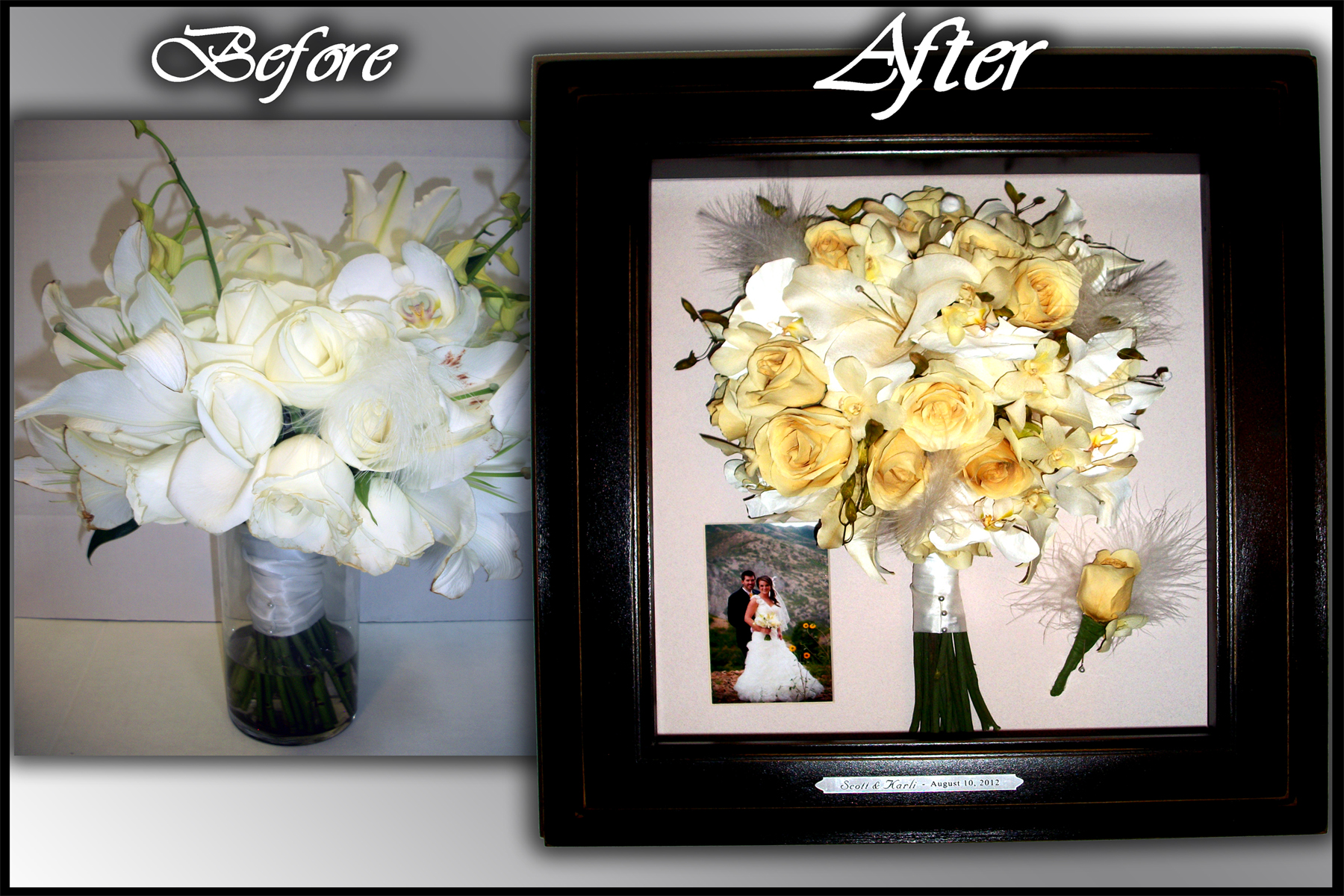 Preserving wedding flowers va