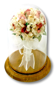 Preserve you wedding memories in a beautiful encasement display.