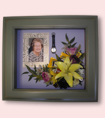 floral preservation funeral tribute